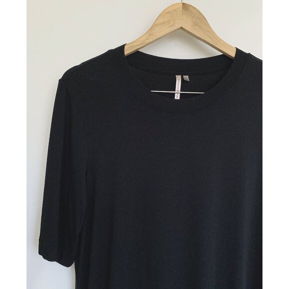 Banana Republic XL Soft Stretch Modal Crew-Neck T-Shirt Black - Picture 1 of 6